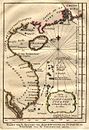 Bản đồ Việt Nam năm 1754, thể hiện quần đảo Trường Sa dưới tên "De Paracelles"