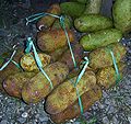 Frutti di Artocarpus integer in vendita, Borneo