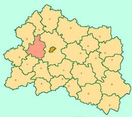 Urickij rajon – Mappa
