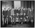 Rappresentanti dei governi latinoamericani e rivenditori statunitensi durante una riunione a Washington del 1º novembre 1939, convocata per discutere di un sistema volto a incrementare i commerci nell'emisfero occidentale