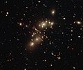 The galaxy cluster Abell 2813 (also known as ACO 2813) image from the NASA/ESA Hubble Space Telescope