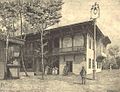 Bosnyák lakóház (Бошњачка кућа) с мађарске Милленијске изложбе, 1896. год.