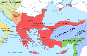 Os resultados da cruzada: o Imperio bizantino recuperou parte de Anatolia e xurdiron os Estados cruzados na costa levantina.