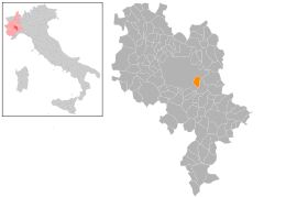 Azzano d'Asti – Mappa