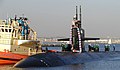 Lo USS Helena torna al suo porto di origine di San Diego dopo uno schieramento durato sei mesi nel Pacifico occidentale, 2003.