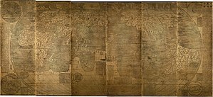 Weltkarte von Matteo Ricci