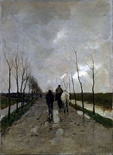Anton Mauve, A Dutch Road (v.1880)