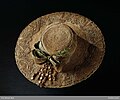 Straw hat from the middle of the 18th century