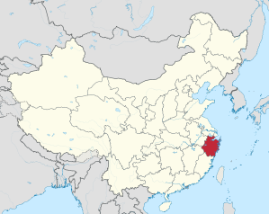 Lage von Zhèjiāng Shěng in China