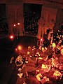 La Cripta del Völkerschlachtdenkmal durante una performance del WGT 2008