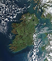 Irland set fra rummet
