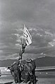 Image 14Avraham Adan raising the Ink Flag marking the end of the 1948 Arab–Israeli War (from History of Israel)