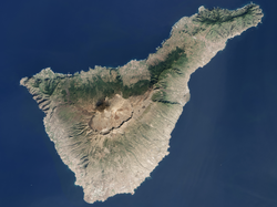 Сателитска снимка на Тенерифе