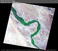La valle ripresa dal Landsat 7