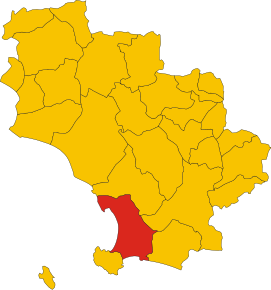 Poziția localității Comune di Orbetello