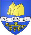 Ramo di vite fruttato e pampinoso di tre pezzi d'oro (stemma di Autouillet, Francia)