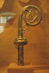 Crosse de l'évêque Jean d'Aubergenville (XIIIe siècle) - Musée d'Évreux.