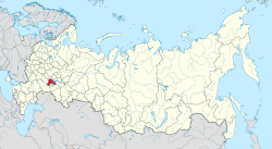 ウリヤノフスク州の位置