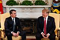 Image 143Brazilian President Jair Bolsonaro and United States President Donald Trump in 2019. Both are emblematic of a wave of neo-nationalist and globalisation-weary conservative populism in the second half of the decade. (from 2010s)