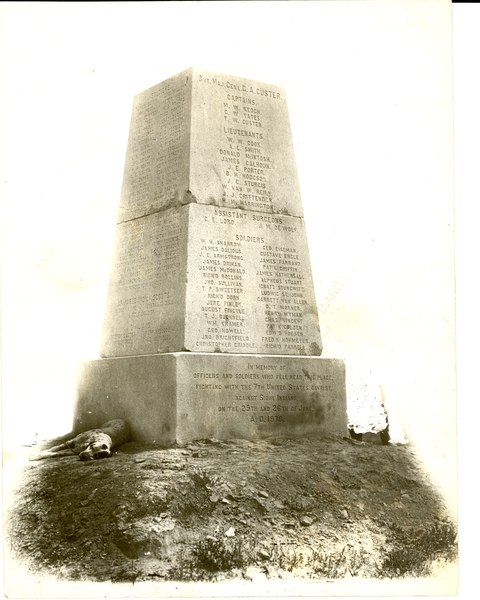 File:Custer Monument on Last Stand Hill After its Completion (1f50cb51d68b4015a1a61c673c88179b).tif