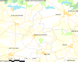 Trans-sur-Erdre – Mappa