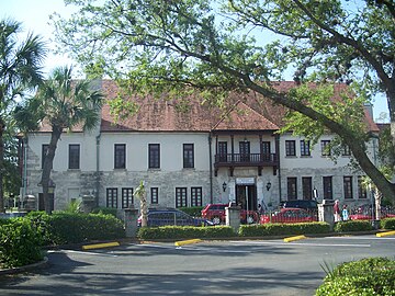 The Government House. East wing of the building dates to the 18th-century structure built on original site of the colonial governor's residence.[121]