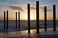 2016-01 Sunset on the beach at Brighton.