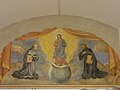 Assisi, Sacro Convento, Immacolata con i santi Bernardino e Francesco, affresco della cappella di San Bernardino.