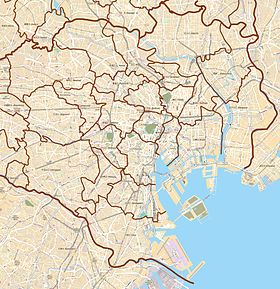 voir sur la carte de Tokyo