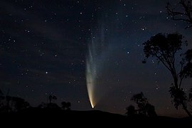 Comet McNaught nhìn từ Swift's Creek, Victoria ngày 23 tháng 1 năm 2007