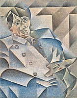 Хуан Гріс, портрет Пікассо, 1912
