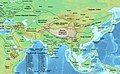 نقشهٔ آسیا در قرن دوازدهم