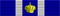 Croce al merito di guerra (4 concessioni) - nastrino per uniforme ordinaria