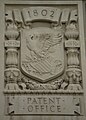 Relief representing the Patent Office at the Herbert C. Hoover Building.