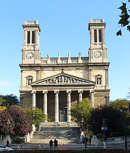 La chiesa di Saint-Vincent-de-Paul (1824–44) di Jacques Ignace Hittorff