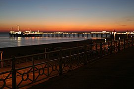 Il palace Pier al tramonto