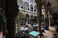 Courtyard in Essaouira, Morocco