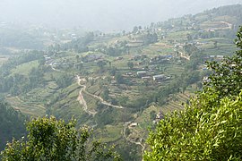 A view from Nagarkot hiking trail