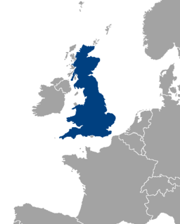 Lägeskarta över Storbritannien (mörkblå)