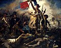 La Libertà che guida il popolo (1830), museo di Louvre, Parigi.