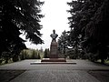 Пам'ятник Івану Кожедубу у його рідному селі Ображіївка