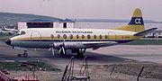 Viscount G-ARIR at Aberdeen Airport, Scotland (1980)