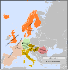 Éparchies en Europe.