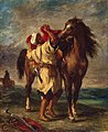 1855, Moroccan Saddles His Horse, Ermitage, San Pietroburgo.