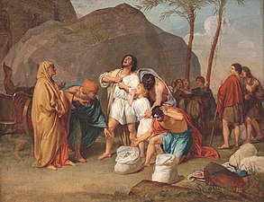 I fratelli di Giuseppe trovano la coppa d'argento nella borsa di Beniamino (1831-1833)