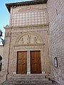 Assisi, Sacro Convento, oratorio di San Bernardino (seconda metà del XV secolo), facciata.