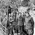 第二次大戦時、ユーゴスラビアのパルチザン首脳陣、1944年