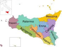 Provincies van Sicilië.