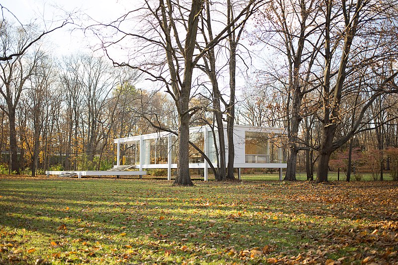 File:Approaching Farnsworth House by Mies Van Der Rohe-2.jpg