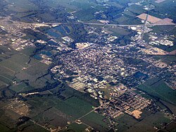 Aerial photo of Shelbyville